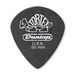 Guitar Accessories Dunlop 482P.50 Tortex Pitch Black Jazz III Guitar Picks 12 Pack