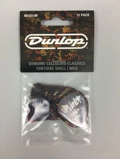 Dunlop Celluloid Classic Shell Guitar Picks | 12 Pack