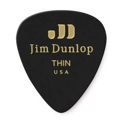 Dunlop Classic Celluloid Guitar Pick Black | 12 Pack
