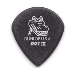 Guitar Accessories DUNLOP GATOR GRIP JAZZ III GUITAR PICK | 1.14MM THICKNESS | 6 PACK