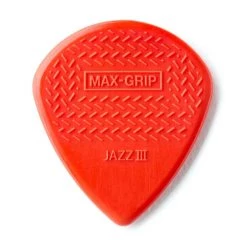 Dunlop Max Grip Jazz III Nylon Guitar Pick 6-Pack | 471P3N
