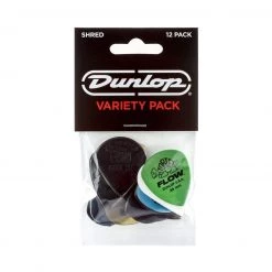 DUNLOP SHRED GUITAR PICK VARIETY PACK | 12 PACK Guitar Accessories