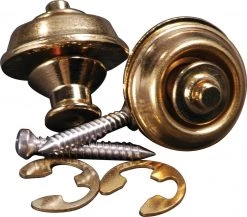 DUNLOP SLS1032BR STRAP LOCK DUAL DESIGN BRASS Guitar Accessories