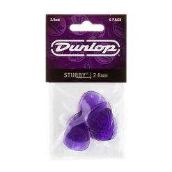 Dunlop Stubby Jazz 2.0 Guitar Pick 6-Pack | 474P2.0