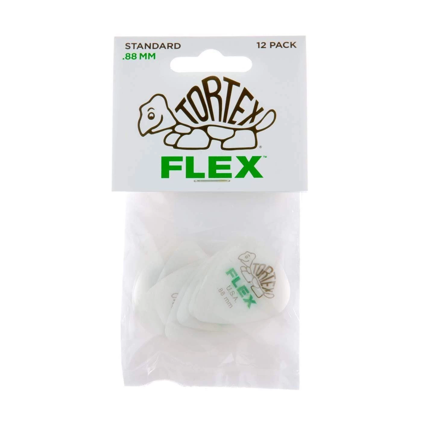 Dunlop Tortex Flex Standard .88 Guitar Pick 12-Pack | 428P088 4 Dunlop Tortex Flex Standard .88 Guitar Pick 12-Pack | 428P088