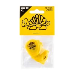 Guitar Accessories Dunlop Tortex Jazz III XL .73 Guitar Pick 12-Pack | 498P073