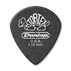Dunlop Tortex Pitch Black Jazz III 1.14 Guitar Pick 12-Pack | 482P114