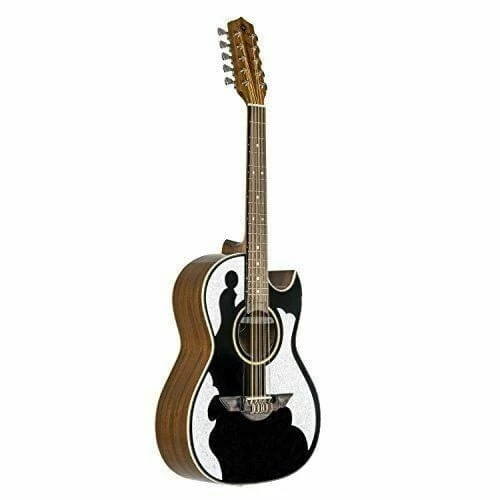 H JIMENEZ El Patron Bajo Quinto With Bag | Glossy Black Guitar 4 H JIMENEZ El Patron Bajo Quinto With Bag | Glossy Black Guitar