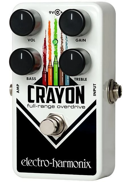 Electro Harmonix Crayon 69 Full-Range Overdrive Effects Pedal 3 Electro Harmonix Crayon 69 Full-Range Overdrive Effects Pedal