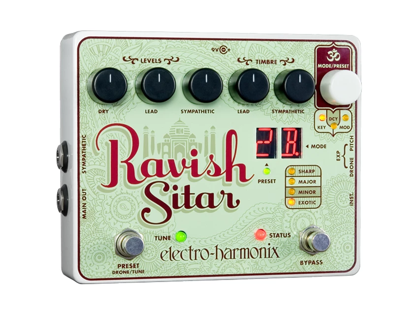 Electro Harmonix Ravish Sitar Emulator Pedal Effects 3 Electro Harmonix Ravish Sitar Emulator Pedal Effects