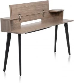 Gator Elite Furniture Series 88-Note Keyboard Table In Driftwood Grey Finish Keyboard Accessories
