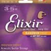 Elixir Nanoweb Phosphor Bronze Coated Acoustic Guitar Strings