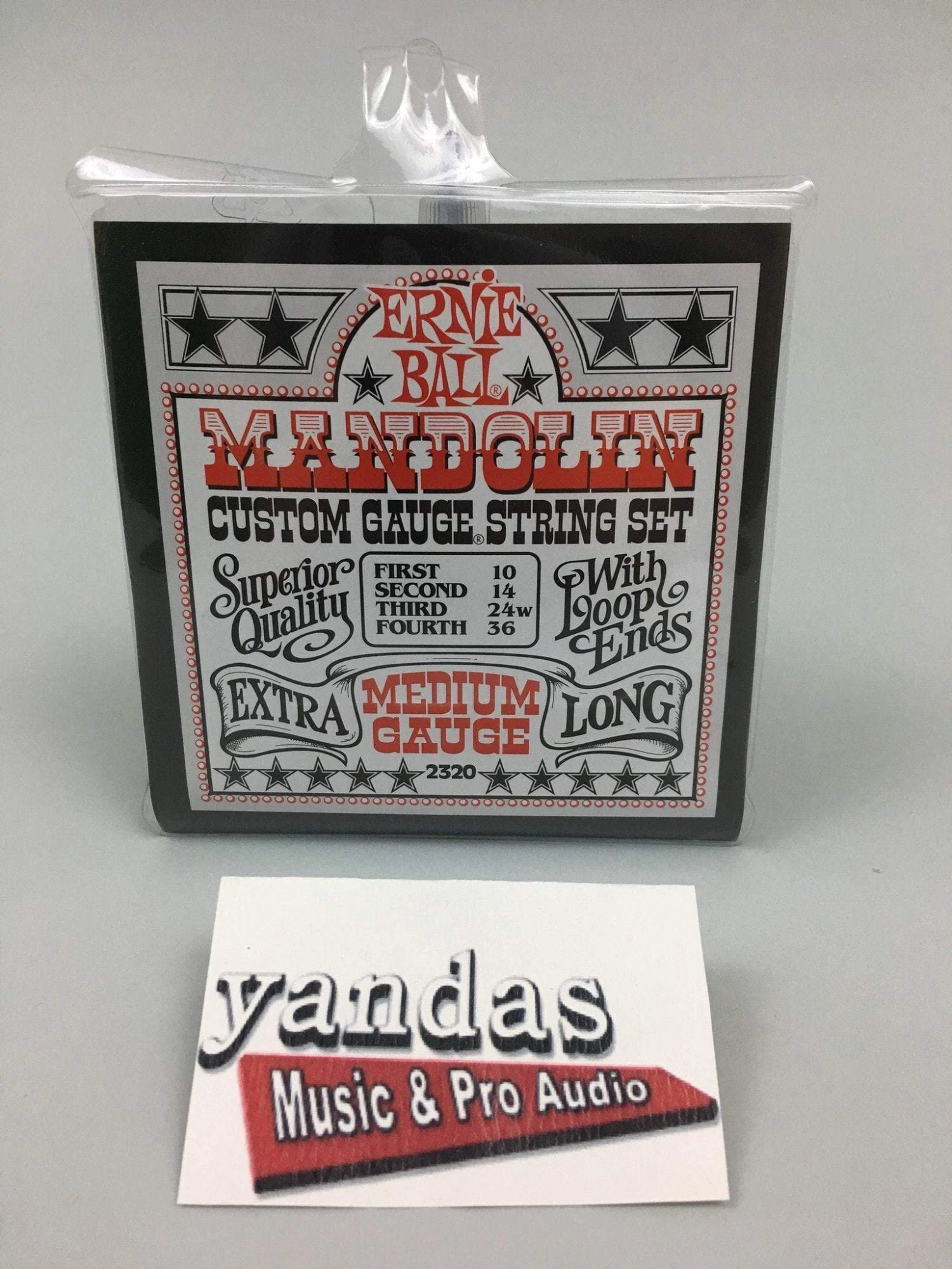 Folk Instrument Accessories Ernie Ball 2320 Mandolin Medium Gauge Strings | 10-36 3 Folk Instrument Accessories Ernie Ball 2320 Mandolin Medium Gauge Strings | 10-36