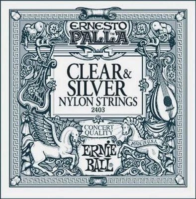 Guitar Accessories Ernie Ball Clear & Silver Nylon Strings | Ernesto Palla | 2403 4 Guitar Accessories Ernie Ball Clear & Silver Nylon Strings | Ernesto Palla | 2403
