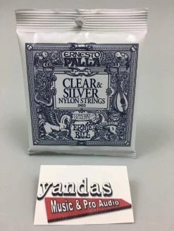 Guitar Accessories Ernie Ball Clear & Silver Nylon Strings | Ernesto Palla | 2403