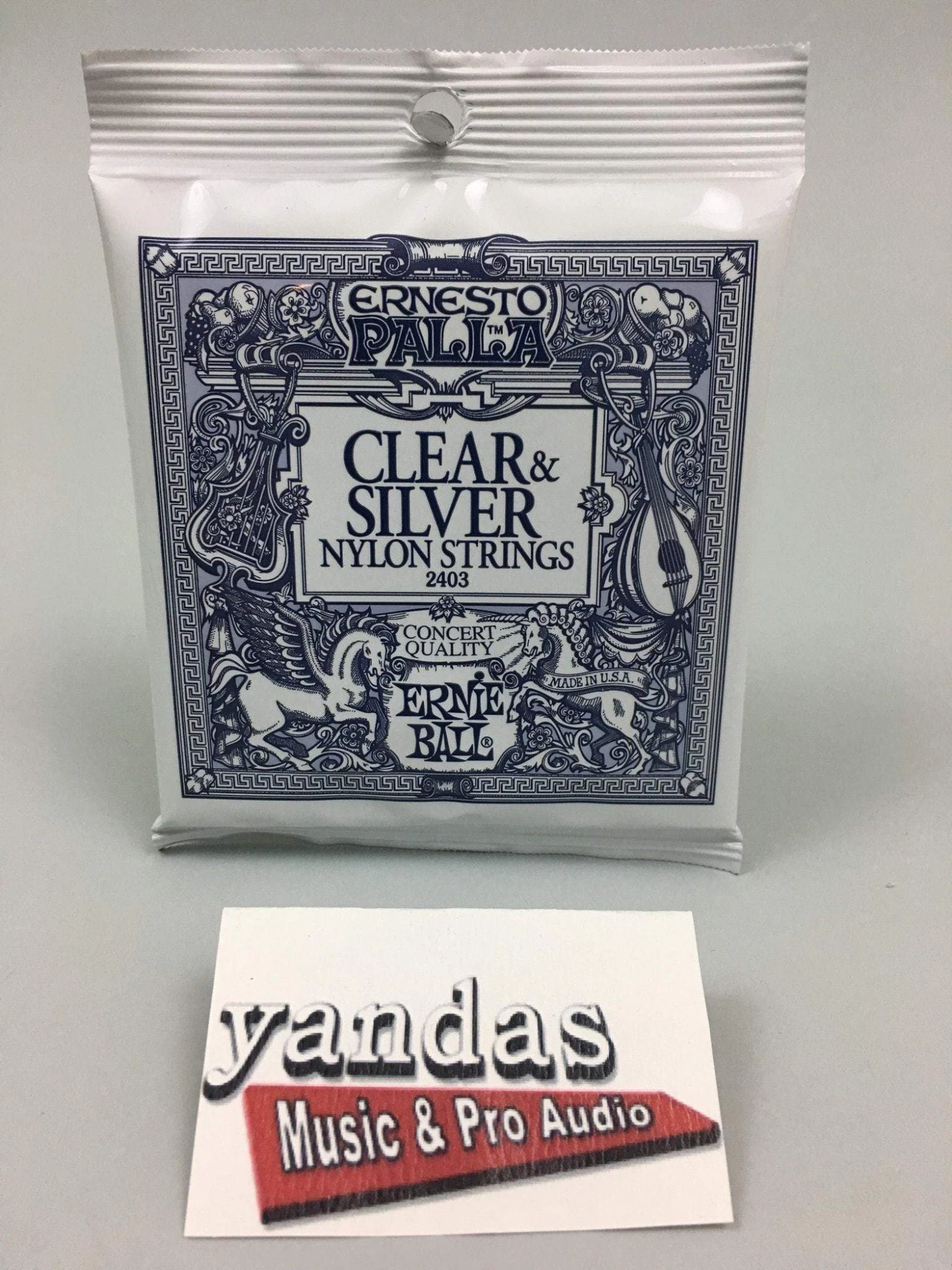 Guitar Accessories Ernie Ball Clear & Silver Nylon Strings | Ernesto Palla | 2403 3 Guitar Accessories Ernie Ball Clear & Silver Nylon Strings | Ernesto Palla | 2403