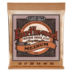 Ernie Ball Earthwood Phosphor Bronze Acoustic Guitar Strings Guitar Accessories