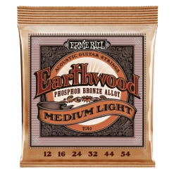 Ernie Ball Earthwood Phosphor Bronze Acoustic Guitar Strings Guitar Accessories