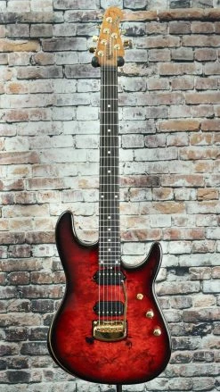 Guitar Ernie Ball Music Man Jason Richardson Cutlass | Rorschach Red