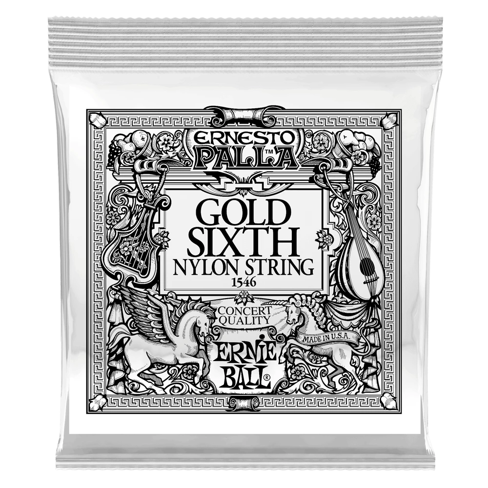 Ernie Ball P01546 Gold 6th Ernesto Palla Nylon Classical Guitar Strings 6 Pack Guitar Accessories 3 Ernie Ball P01546 Gold 6th Ernesto Palla Nylon Classical Guitar Strings 6 Pack Guitar Accessories