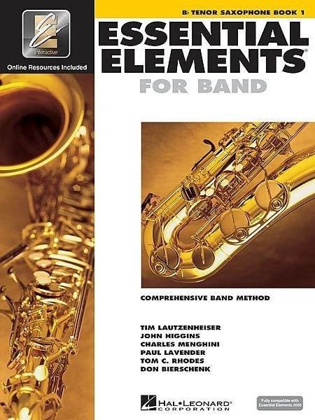 Hal Leonard Essential Elements For Band Book 1 With EEi - Tenor Sax Method Books 3 Hal Leonard Essential Elements For Band Book 1 With EEi - Tenor Sax Method Books