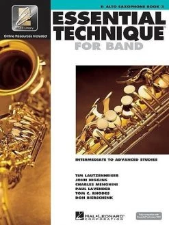 Hal Leonard Method Books Essential Technique For Band Book 3 - Alto Sax