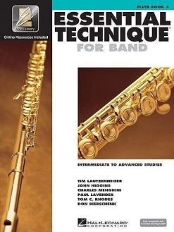 Hal Leonard Method Books Essential Technique For Band Book 3 - Flute