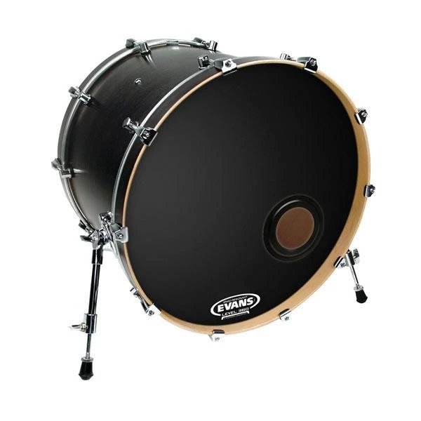 Evans 22" EMAD Resonant Black Bass Drum Head | BD22REMAD Drumheads 3 Evans 22" EMAD Resonant Black Bass Drum Head | BD22REMAD Drumheads