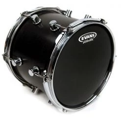 Evans Resonant Black 14" Tom Head | TT14RBG Drumheads