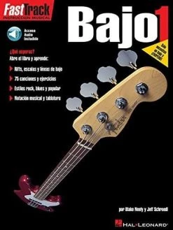 Hal Leonard Guitar Books Fast Track Bass Guitar | Book 1 | Spanish Edition