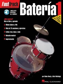 Hal Leonard FastTrack Drum Method – Level 1 (Book/Cd Spanish Edition)