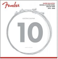 Guitar Accessories Fender 3250R Super Bullet Nickel Plated Steel Guitar Strings (.010-.046)| 0733250406