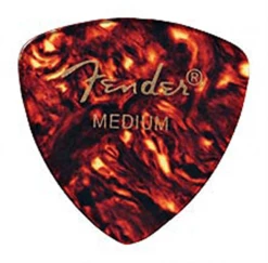 Fender 346 Shape Celluloid Picks Shell Design, 12 Pack