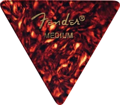Fender 355 Triangle Shape Shell Design Picks - 12 Count Guitar Accessories