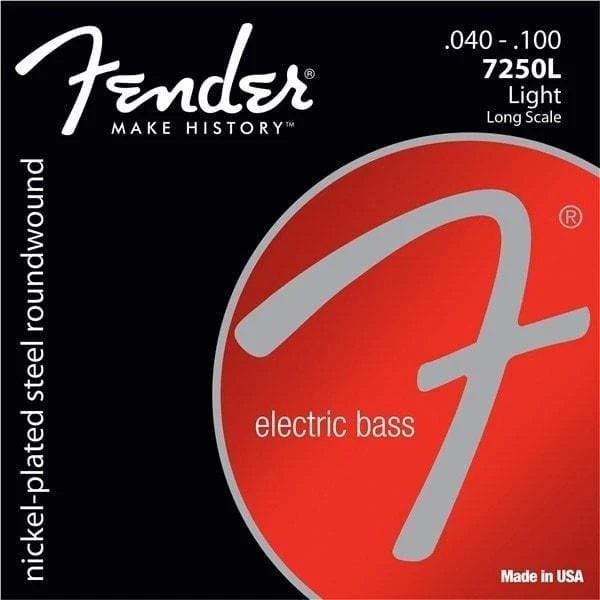 Fender 7250 Series Nickel Plated Bass Guitar Strings 3 Fender 7250 Series Nickel Plated Bass Guitar Strings