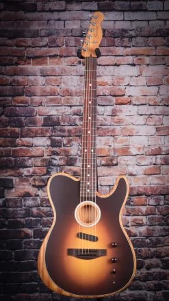 Yandas Music Fender Acoustasonic Player Telecaster | Shadow Burst Guitar
