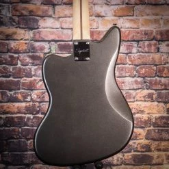 Squier Affinity Series Jaguar Bass H | Charcoal Frost Metallic With An Indian Laurel Fingerboard Guitar