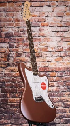 Squier Affinity Series Jazzmaster | Burgundy Mist Indian Laurel Guitar