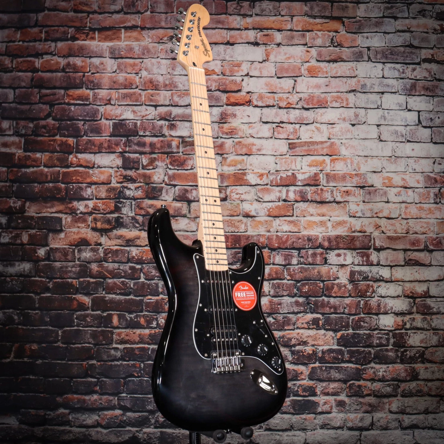 Guitar Squier Affinity Series Stratocaster FMT HSS | Black Burst Maple FB 7 Guitar Squier Affinity Series Stratocaster FMT HSS | Black Burst Maple FB