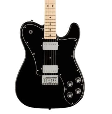 Squier Affinity Series Telecaster Deluxe Electric Guitar | Black 3 Squier Affinity Series Telecaster Deluxe Electric Guitar | Black