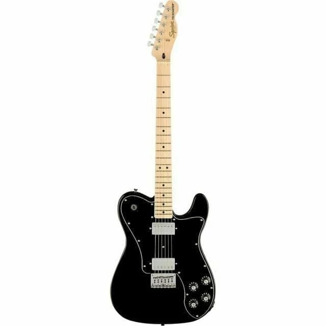 Squier Affinity Series Telecaster Deluxe Electric Guitar | Black 4 Squier Affinity Series Telecaster Deluxe Electric Guitar | Black