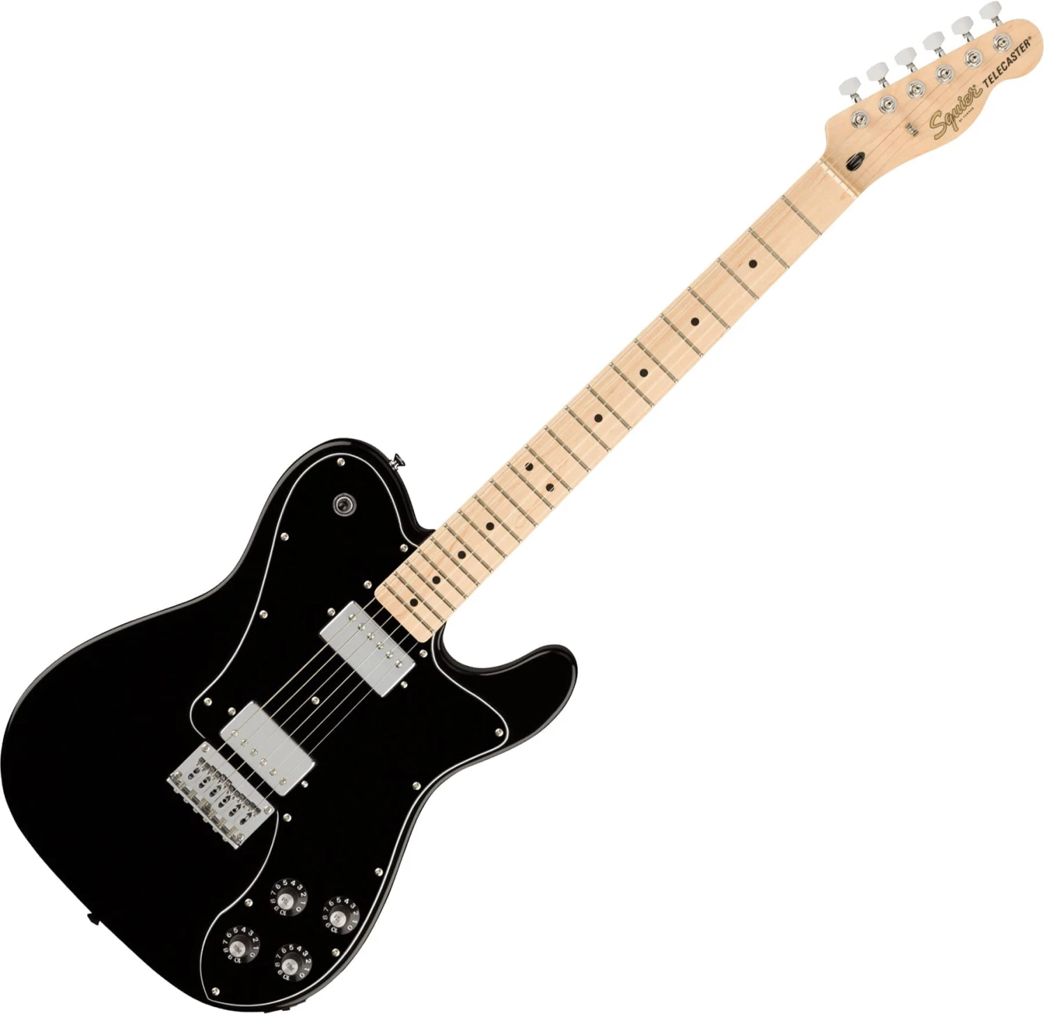 Squier Affinity Series Telecaster Deluxe Electric Guitar | Black 5 Squier Affinity Series Telecaster Deluxe Electric Guitar | Black
