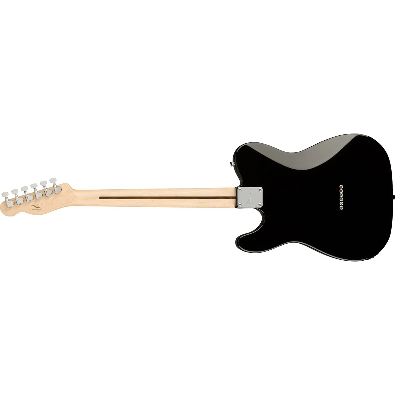 Squier Affinity Series Telecaster Deluxe Electric Guitar | Black 6 Squier Affinity Series Telecaster Deluxe Electric Guitar | Black