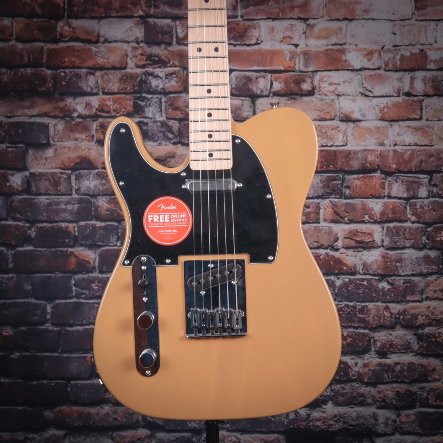 Squier Fender Affinity Series Telecaster, Left Handed, Butterscotch Blonde 3 Squier Fender Affinity Series Telecaster, Left Handed, Butterscotch Blonde