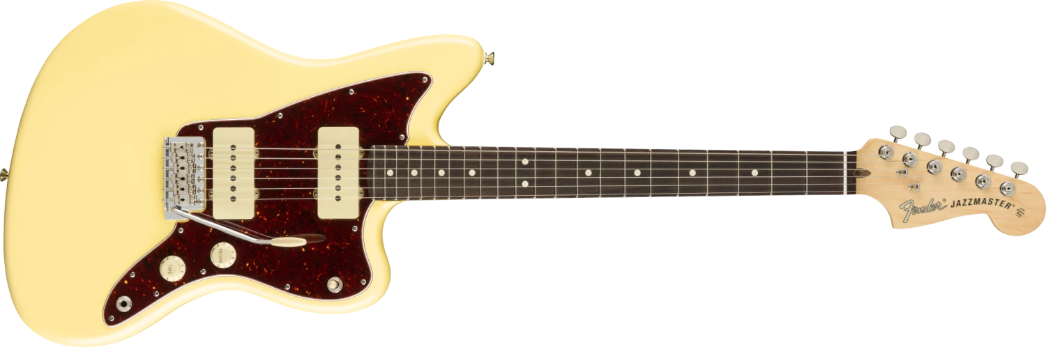 Fender American Performer Jazzmaster, Vintage White Guitar 3 Fender American Performer Jazzmaster, Vintage White Guitar