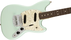 Guitar Fender American Performer Mustang, Satin Sonic Blue