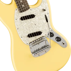 Fender American Performer Mustang, Vintage White Guitar 11 Fender American Performer Mustang, Vintage White Guitar