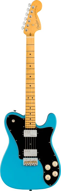 Fender American Professional II Telecaster Deluxe | Miami Blue Guitar