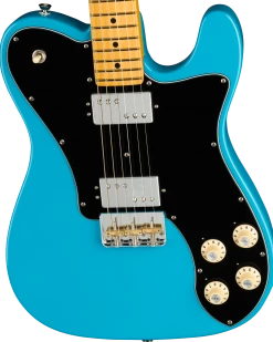 Fender American Professional II Telecaster Deluxe | Miami Blue Guitar
