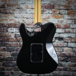 Fender American Ultra Luxe Telecaster Floyd Rose HH | Black Guitar